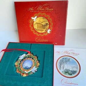 The White House Christmas Ornament 2013 Woodrow Wilson and American Elm Tree